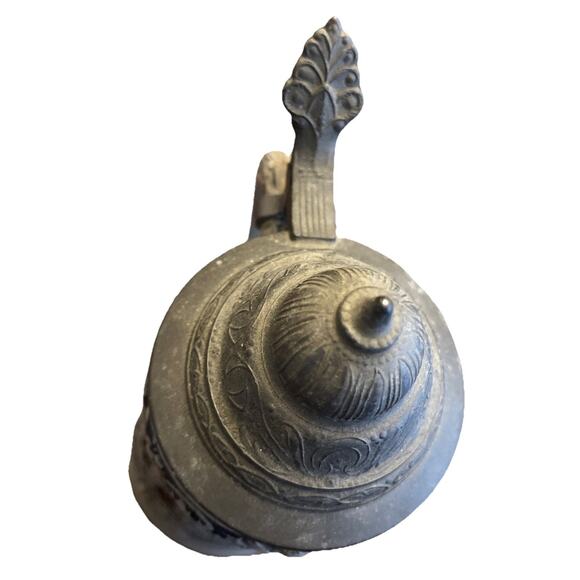 Vintage Alt Gernzau Western Germany Lidded Beer Stein, Blue “Aufder Alm” Scene - Picture 5 of 8